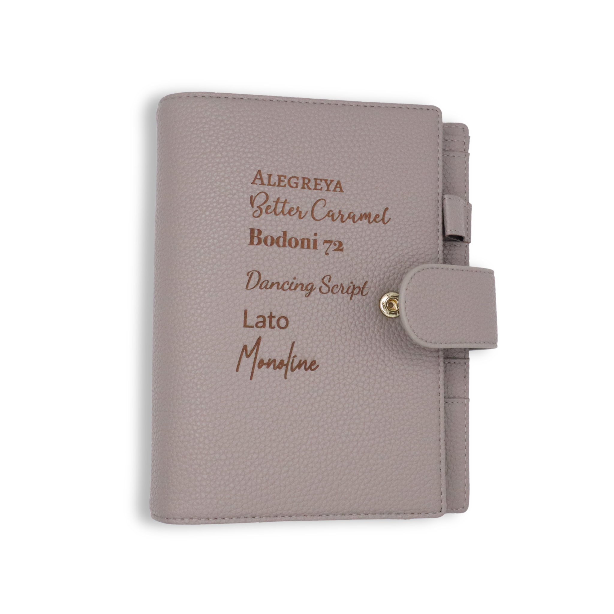 Mocha Luxe Planner | Personal Size Rings