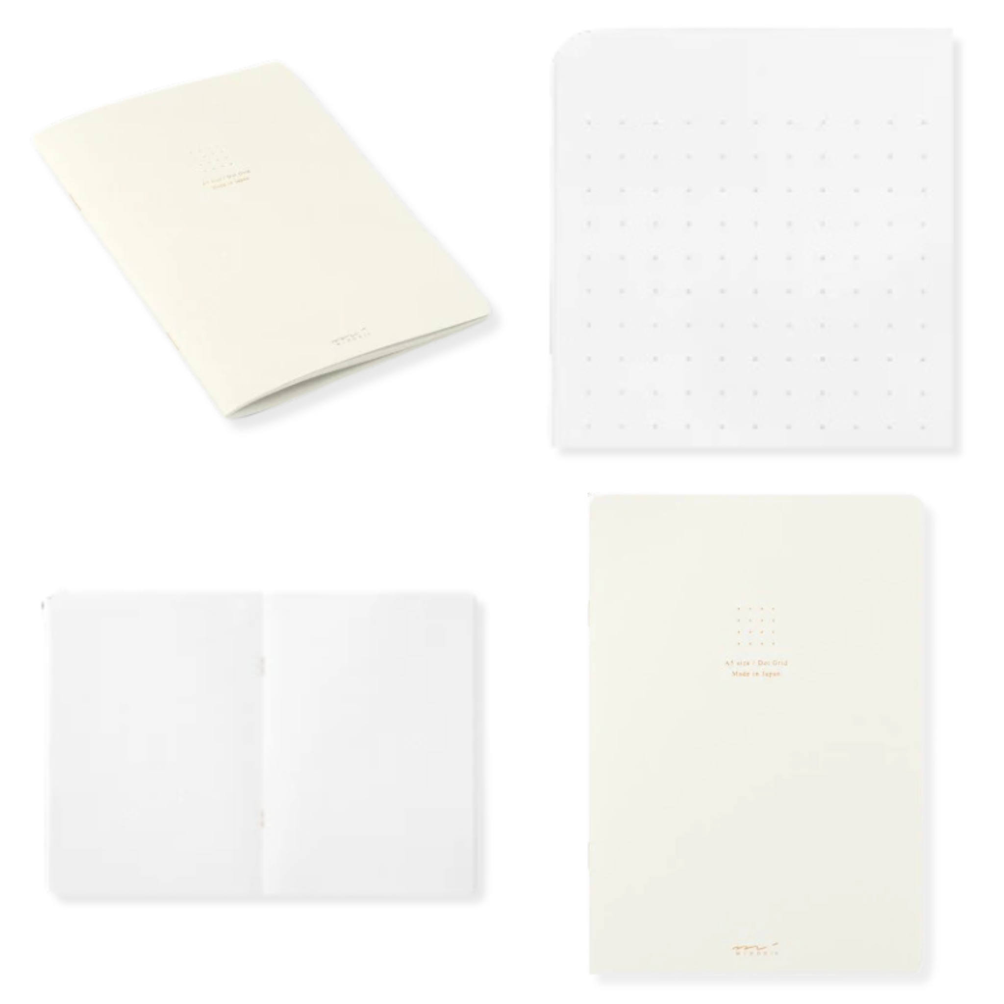 MIDORI Soft Color Notebook - A5 - Dot Grid