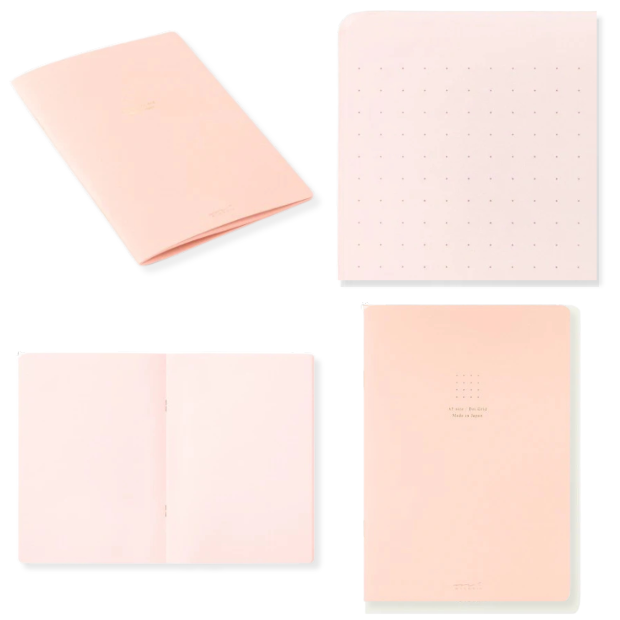 MIDORI Soft Color Notebook - A5 - Dot Grid