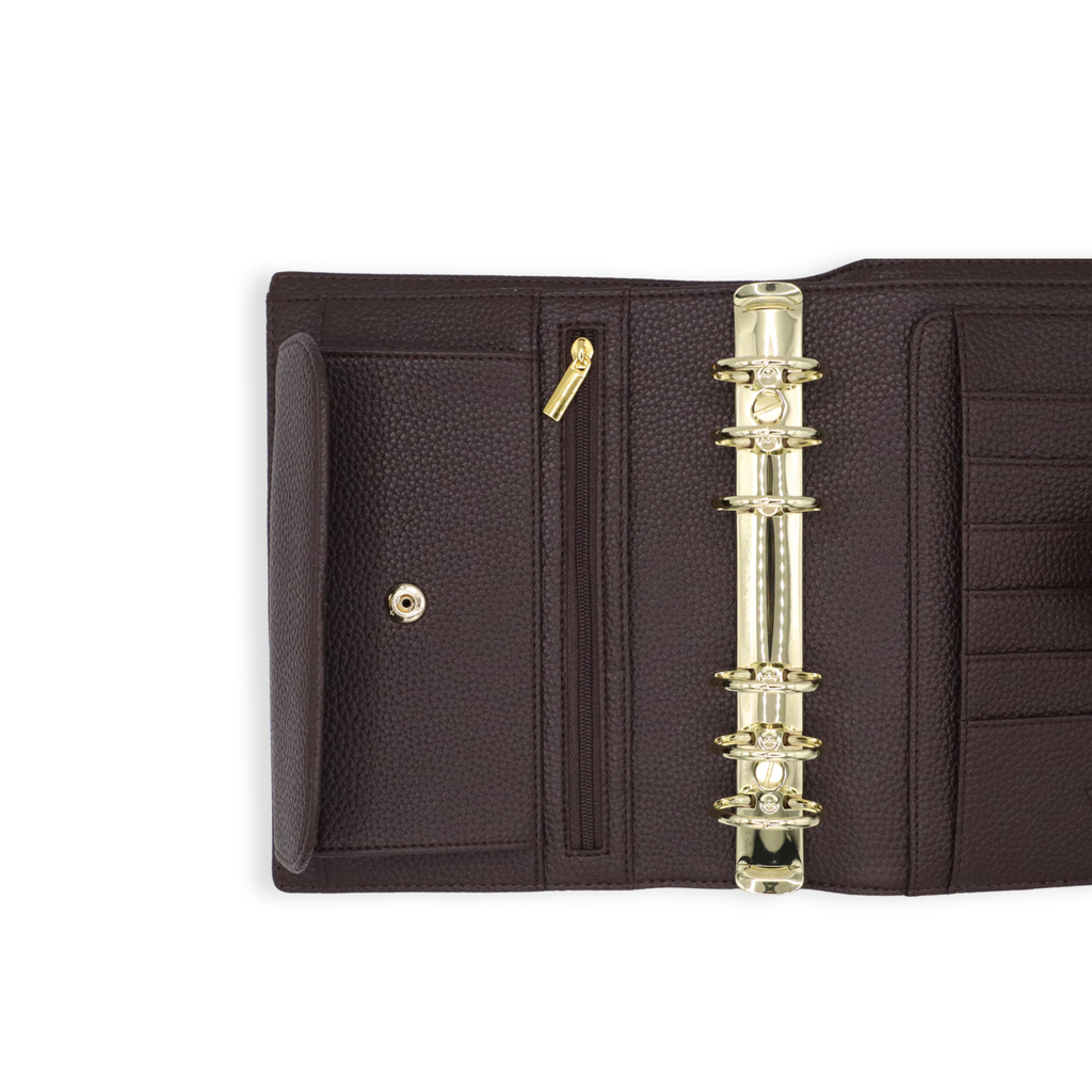 Mocha Luxe Planner | Personal Size Rings