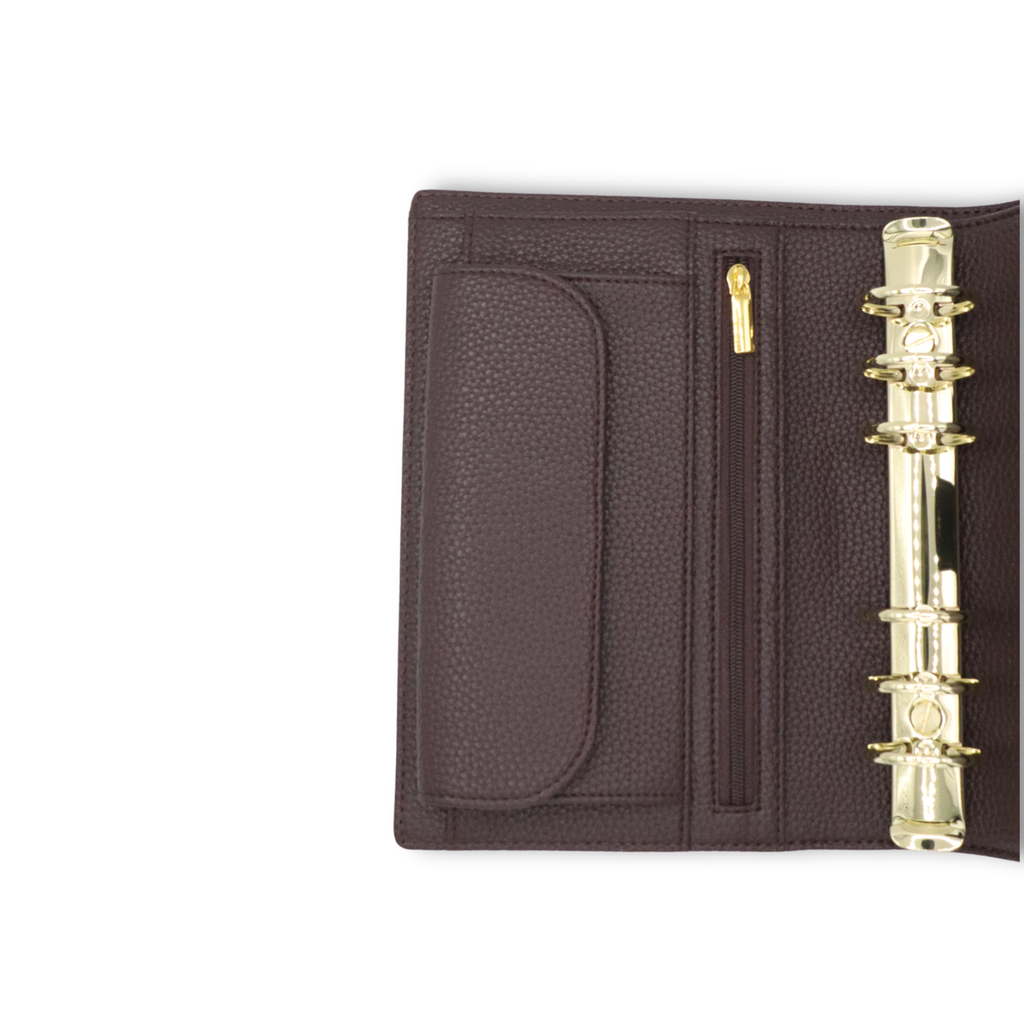 Mocha Luxe Planner | Personal Size Rings