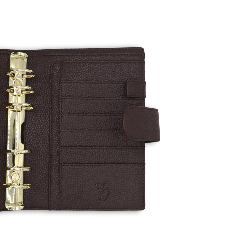Mocha Luxe Planner | Personal Size Rings