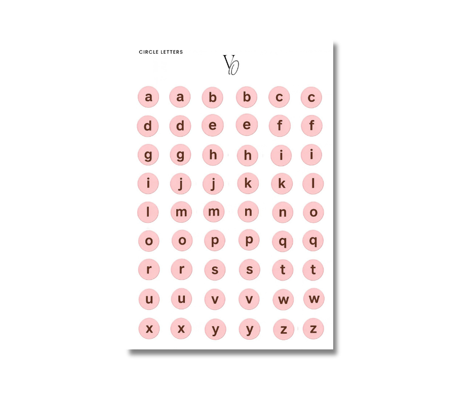 Circle Letters