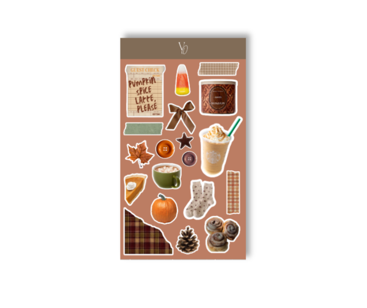 Cozy Fall Sticker Sheet