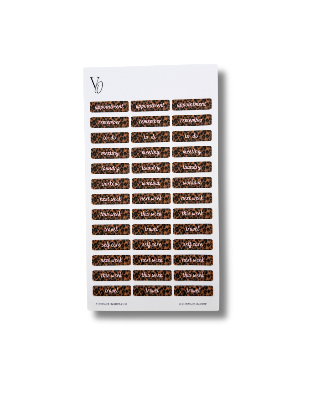 Everyday Sticker Kit - The Leopard Edit