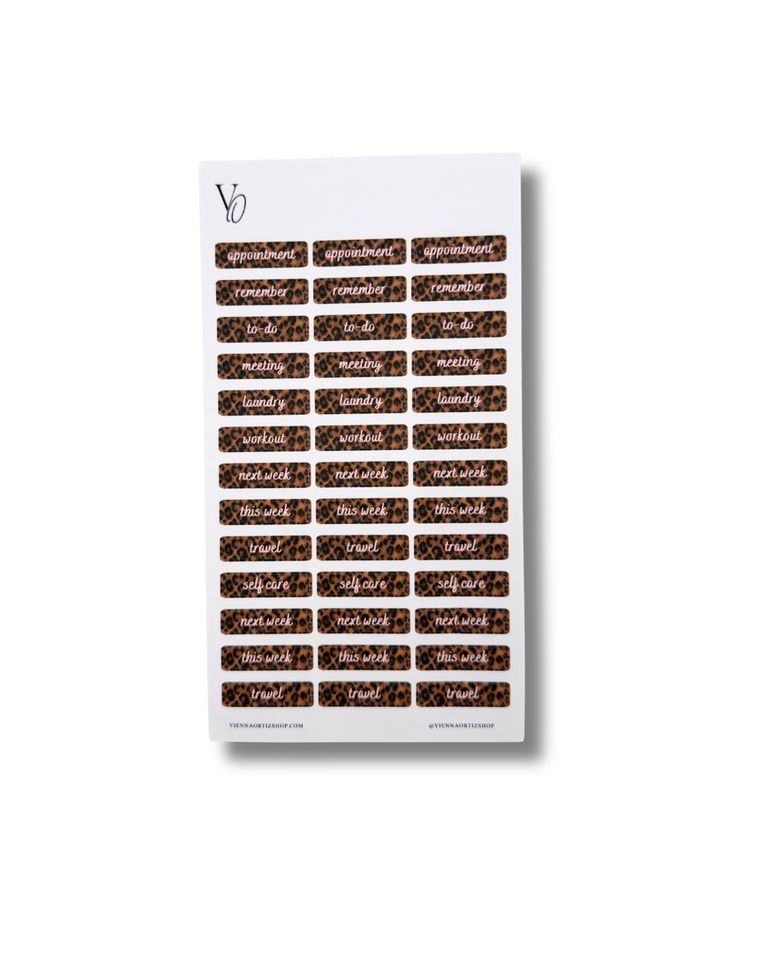 Everyday Sticker Kit - The Leopard Edit