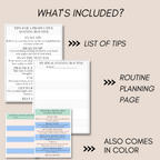 Ideal Evening Routine Tips & Evening Routine Plan