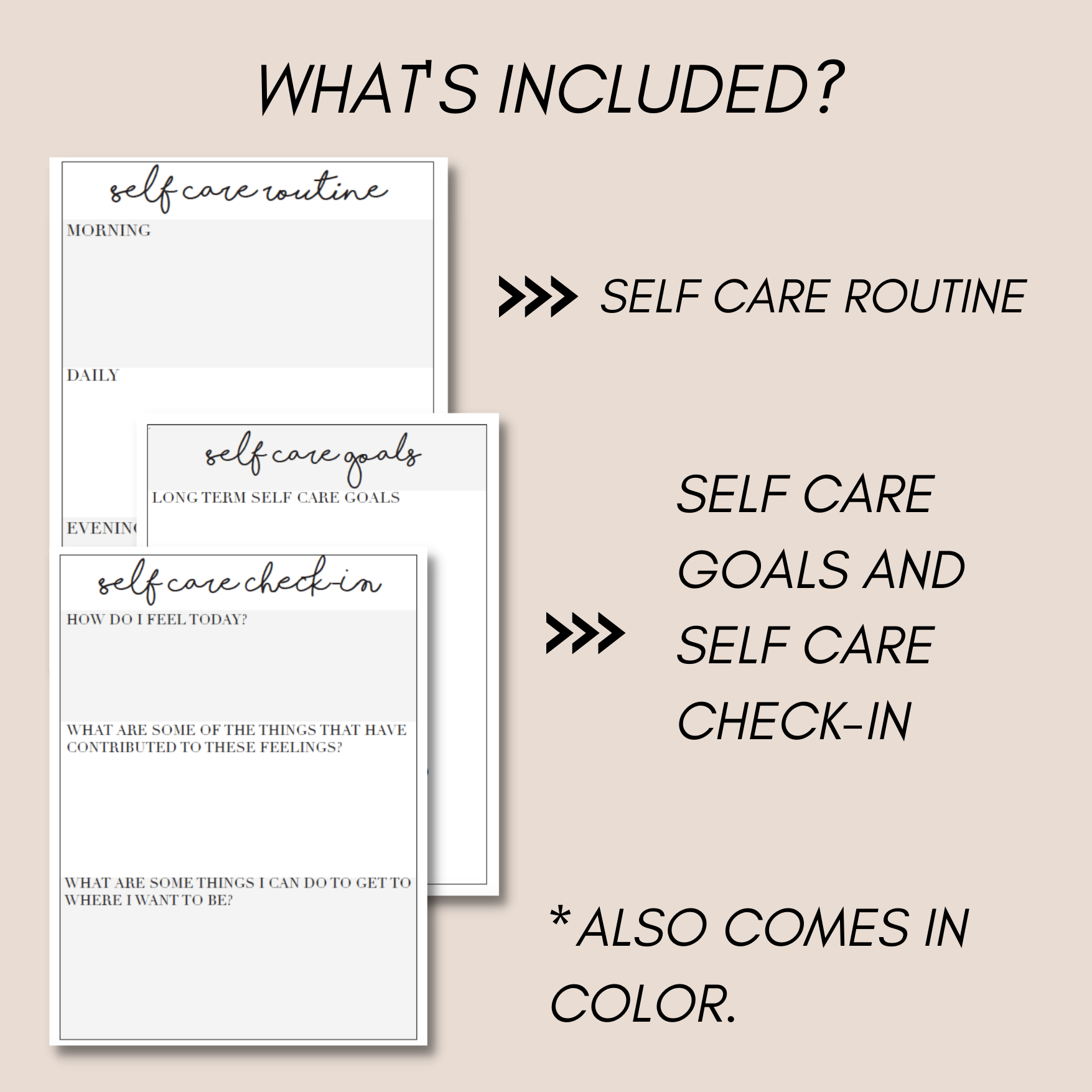 Self Care- Full Bundle