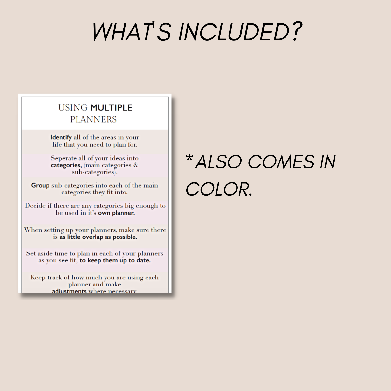 Using Multiple Planners Bundle