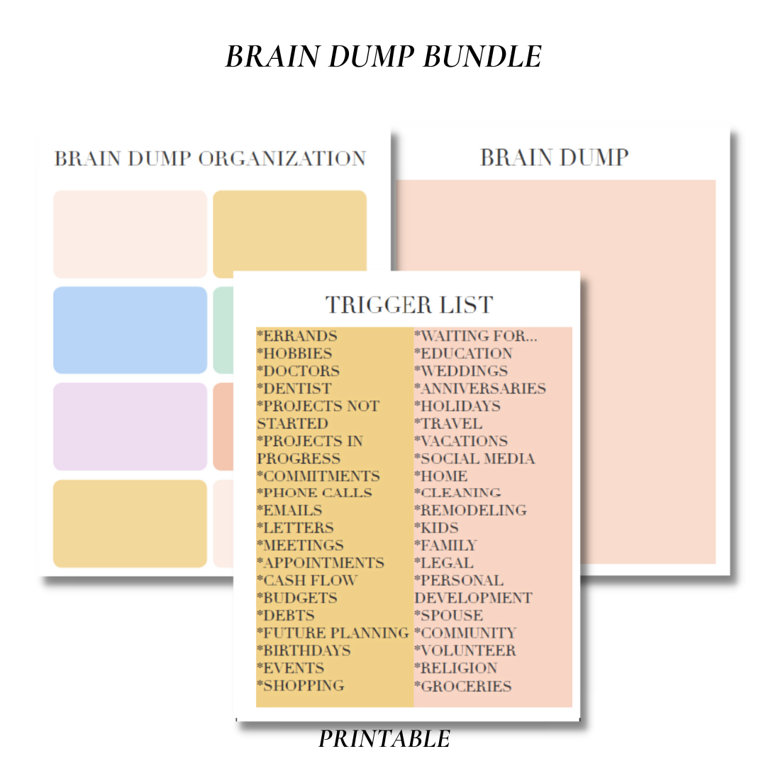 Brain Dump Bundle