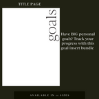 Goal Setting Bundle
