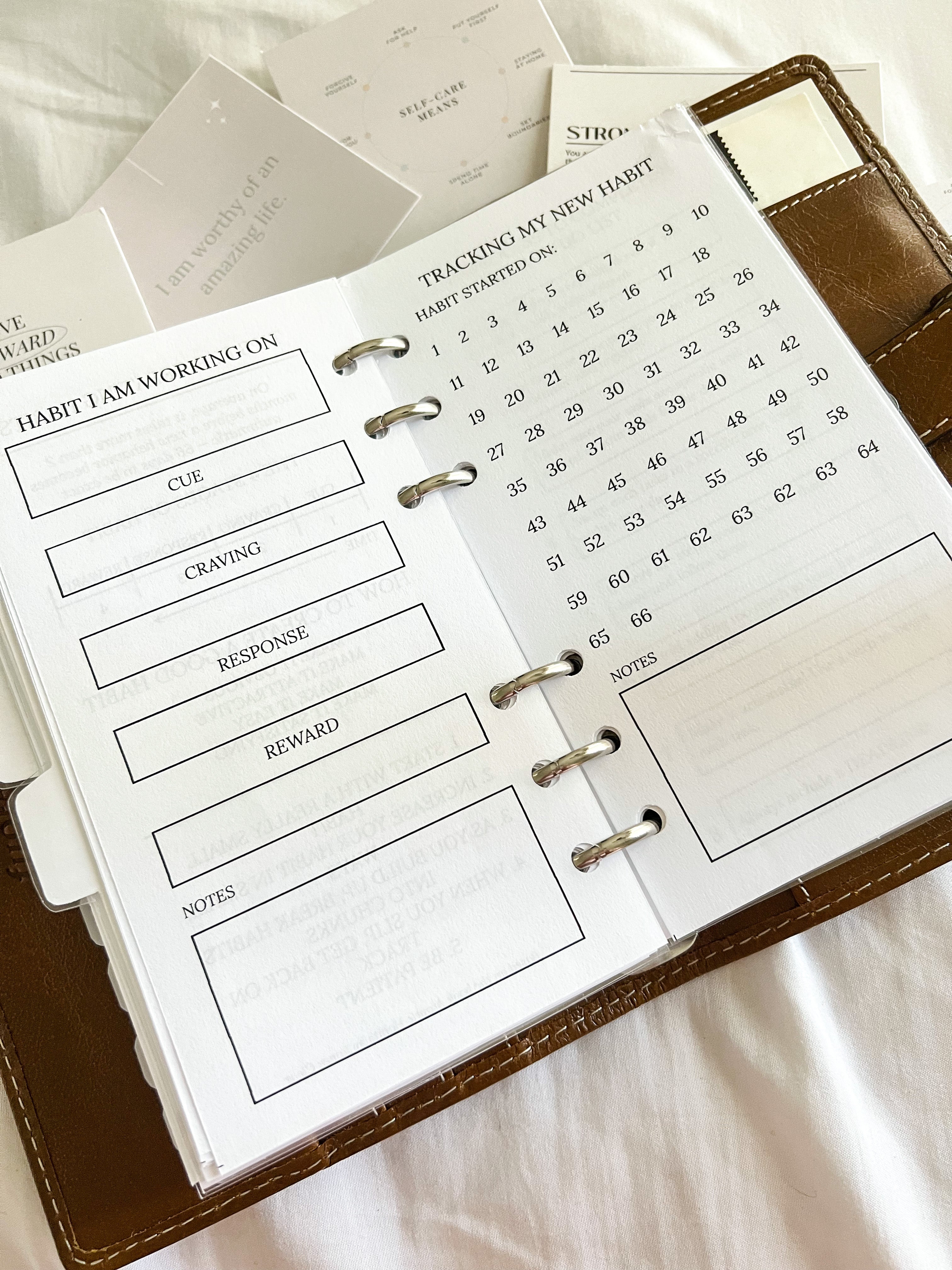 Tips For Creating Habits + Habit Tracker