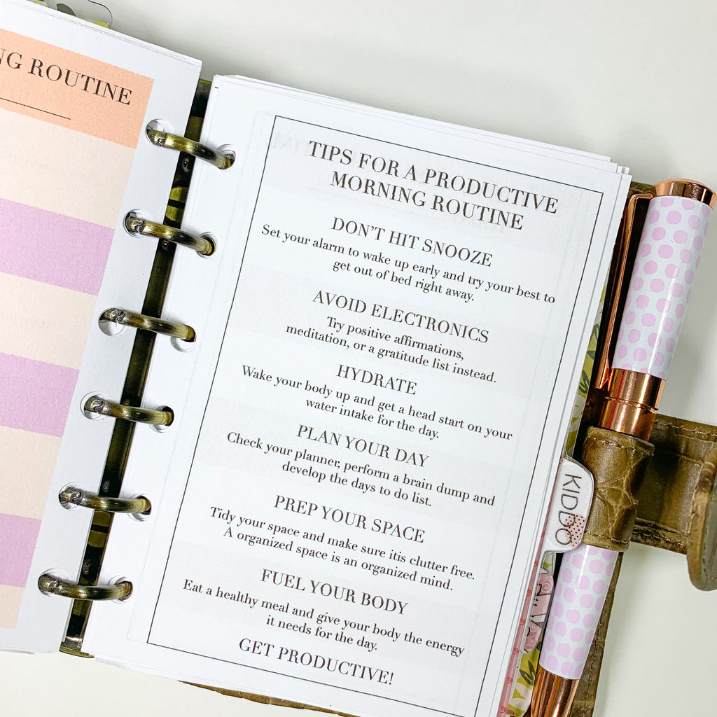 Ideal Morning Routine Tips & Morning Routine Plan