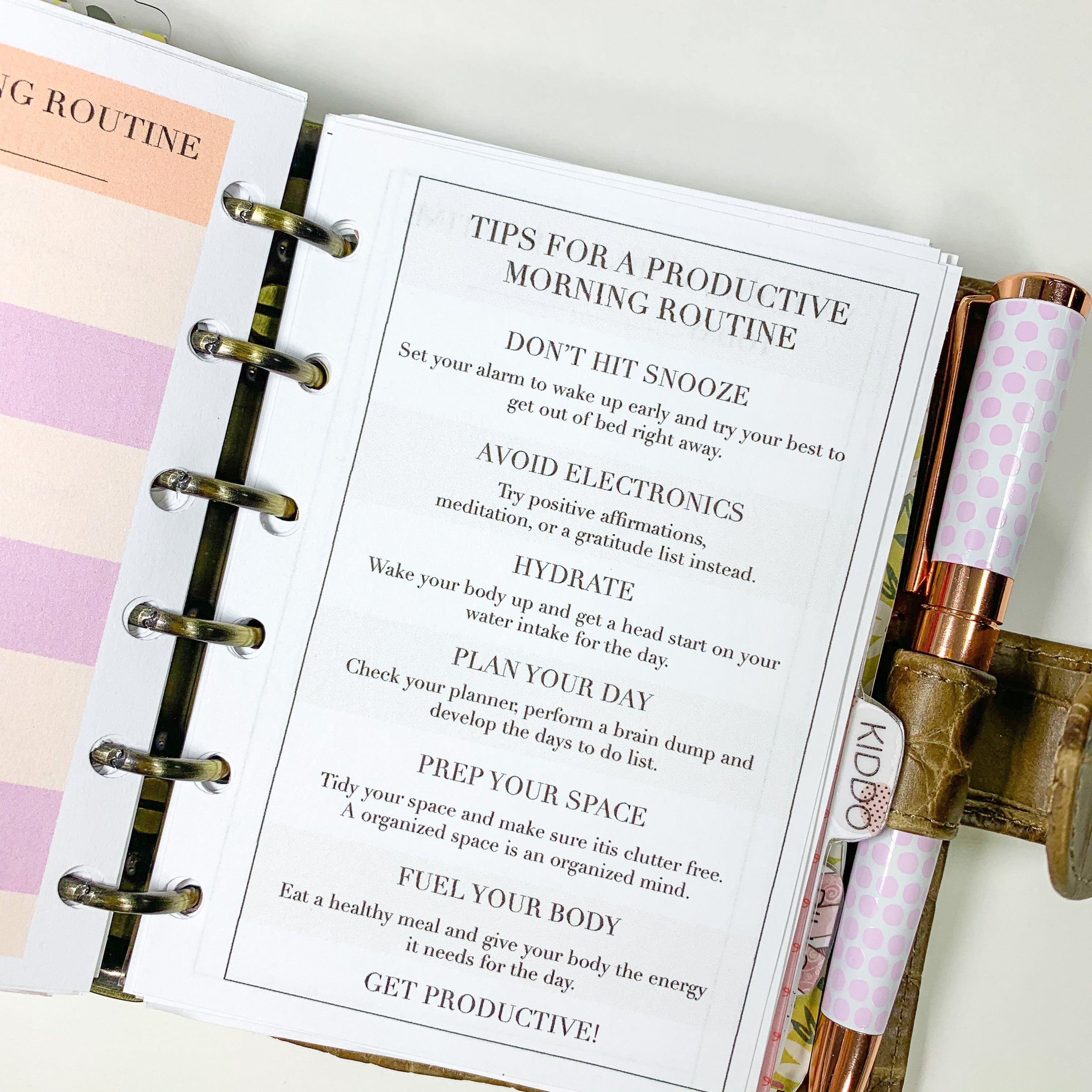 Ideal Morning Routine Tips & Morning Routine Plan