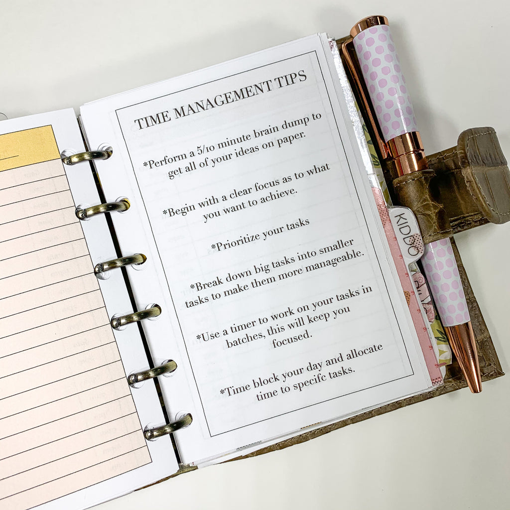 Time Management Tips & Time Blocking