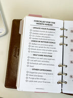 Checklist For The Month Ahead - Digital Download