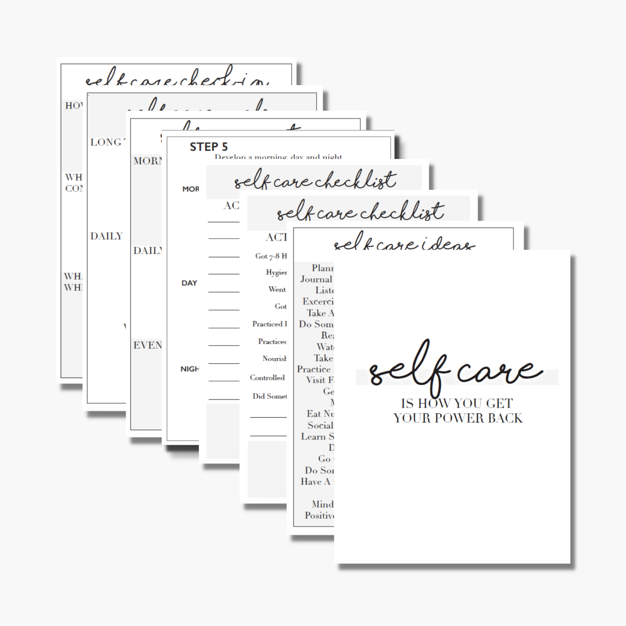 Self Care- Full Bundle
