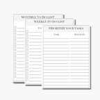 Prioritizing List & To Do Lists
