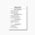Checklist For The Month Ahead - Digital Download
