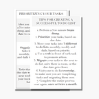 To Do List & Prioritizing Tips