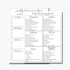 Weekly Cleaning Routine & Deep Cleaning Guide - Minimal